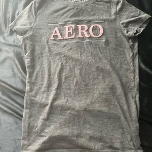 Aeropostale Classic Crew Gray Tee